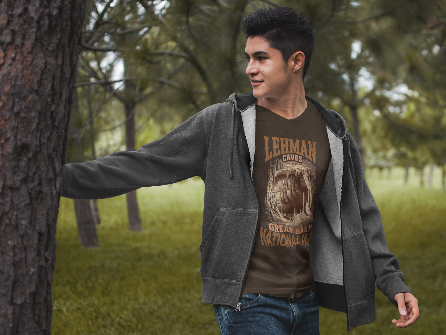 Great Basin National Park Unisex Fit Soft T-Shirt Lehman Caves Printify