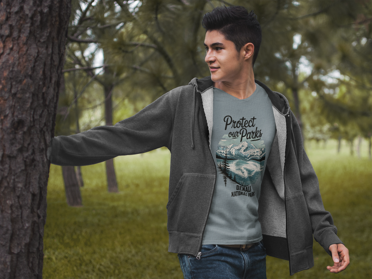Protect Our Parks Denali National Park Unisex Fit Soft T-Shirt Printify