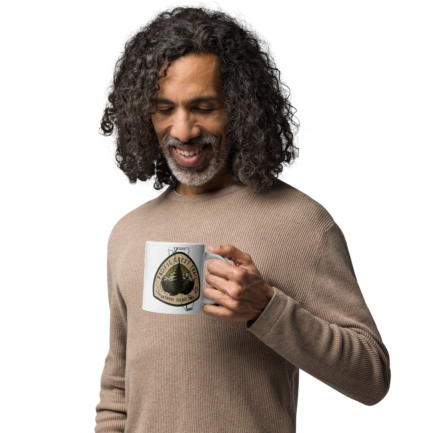 Pacific Crest Trail PCT Map Logo Mug 11oz, 15oz, 20oz Park Service Apparel