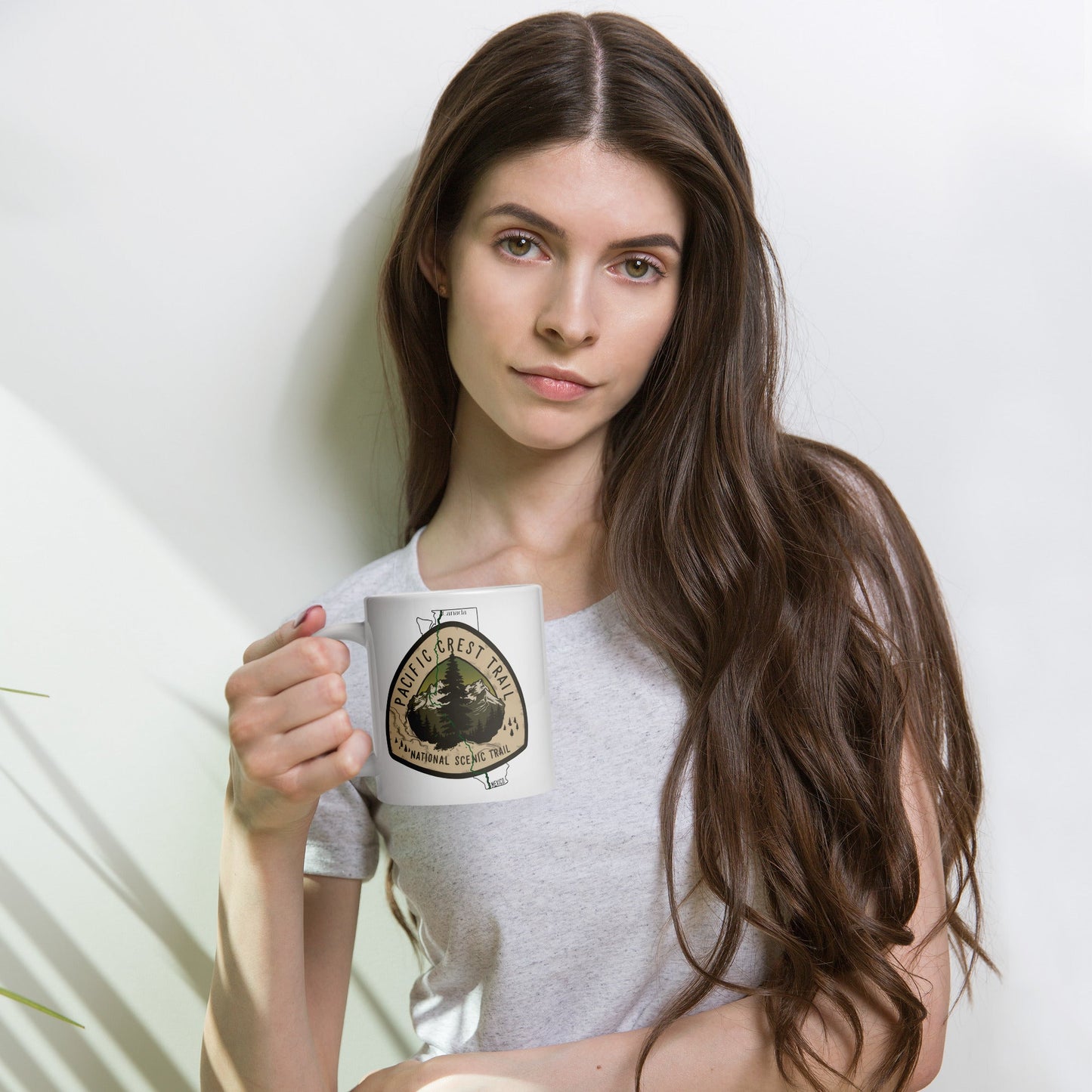 Pacific Crest Trail PCT Map Logo Mug 11oz, 15oz, 20oz Park Service Apparel