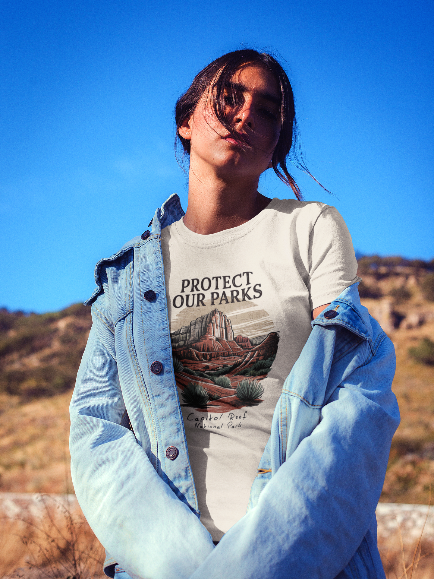 Protect Our Parks Capitol Reef National Park Unisex Fit Soft T-Shirt Printify