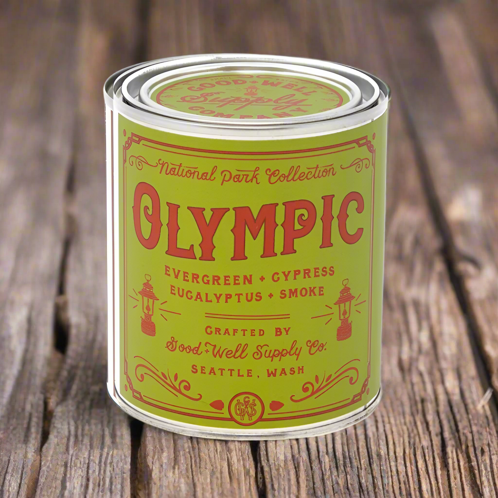 Olympic Candle - Evergreen, Cypress, Eucalyptus & Smoke Good & Well Supply Co.