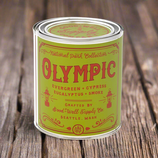 Olympic Candle - Evergreen, Cypress, Eucalyptus & Smoke Good & Well Supply Co.