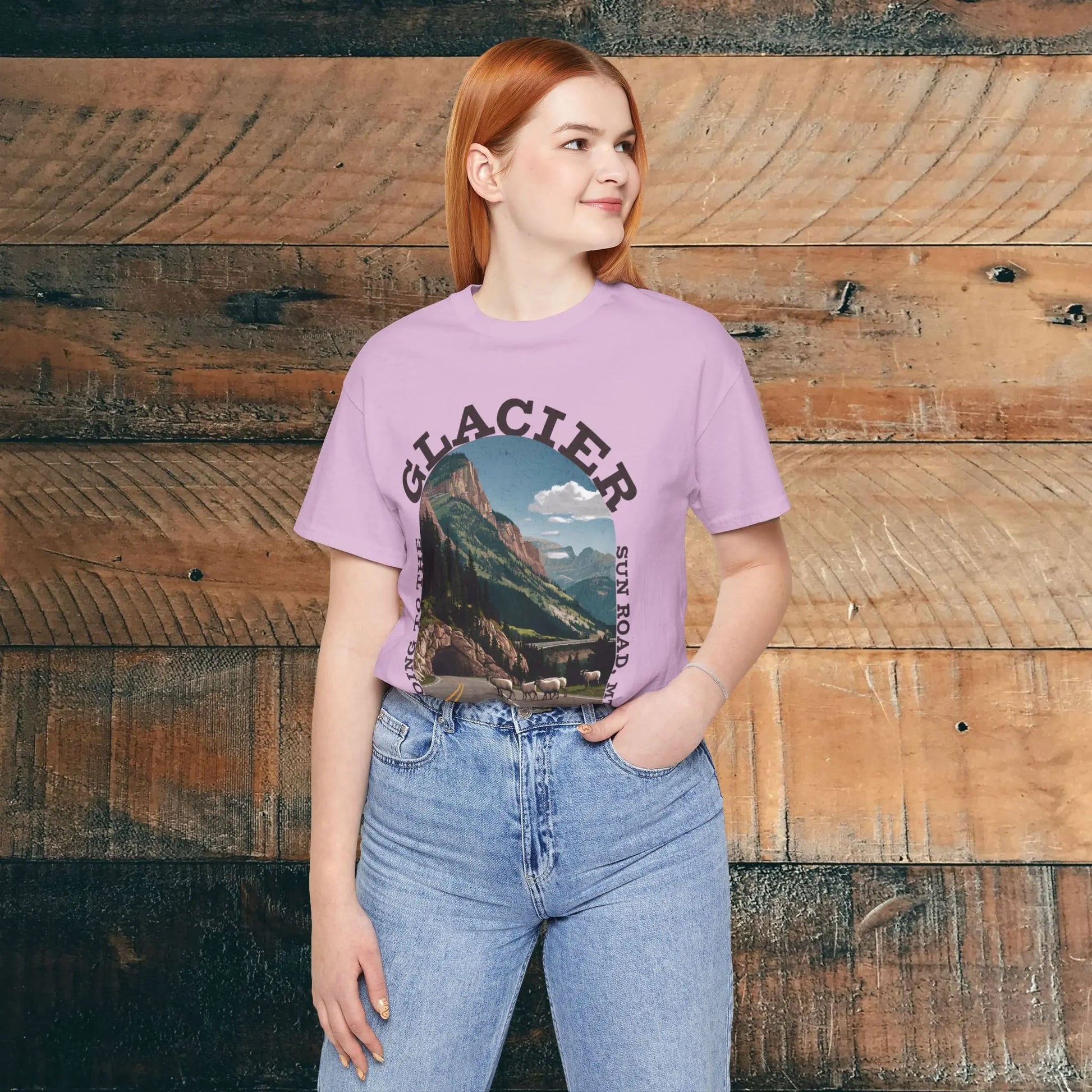 Glacier National Park Unisex Fit T-Shirt Going To The Sun Road Montana - Park Service Apparel