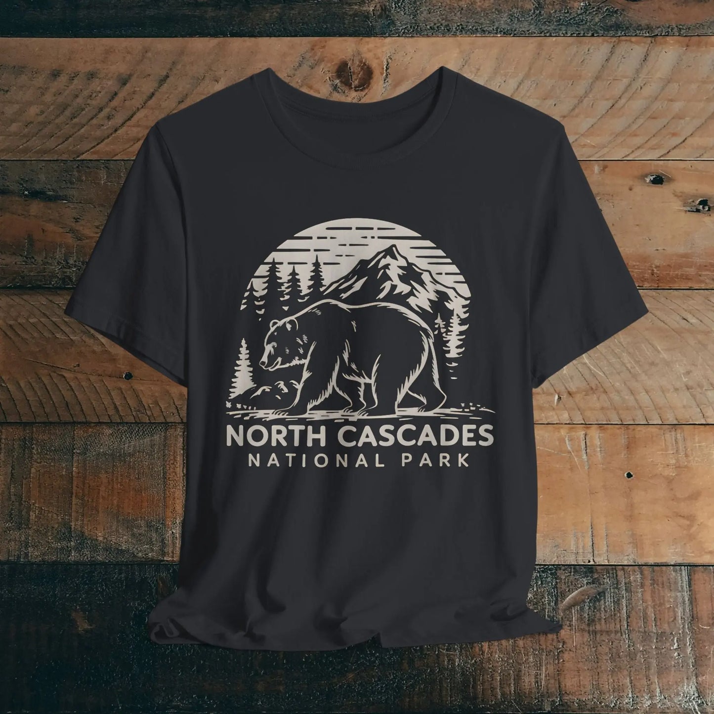 North Cascades National Park Unisex Fit Soft T-shirt Nature Tee - Park Service Apparel