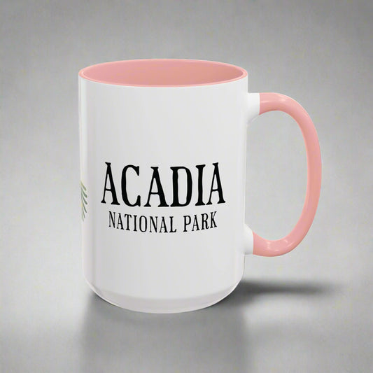 Acadia National Park Colored Coffee Mug 11oz 15oz Maine Cup Printify