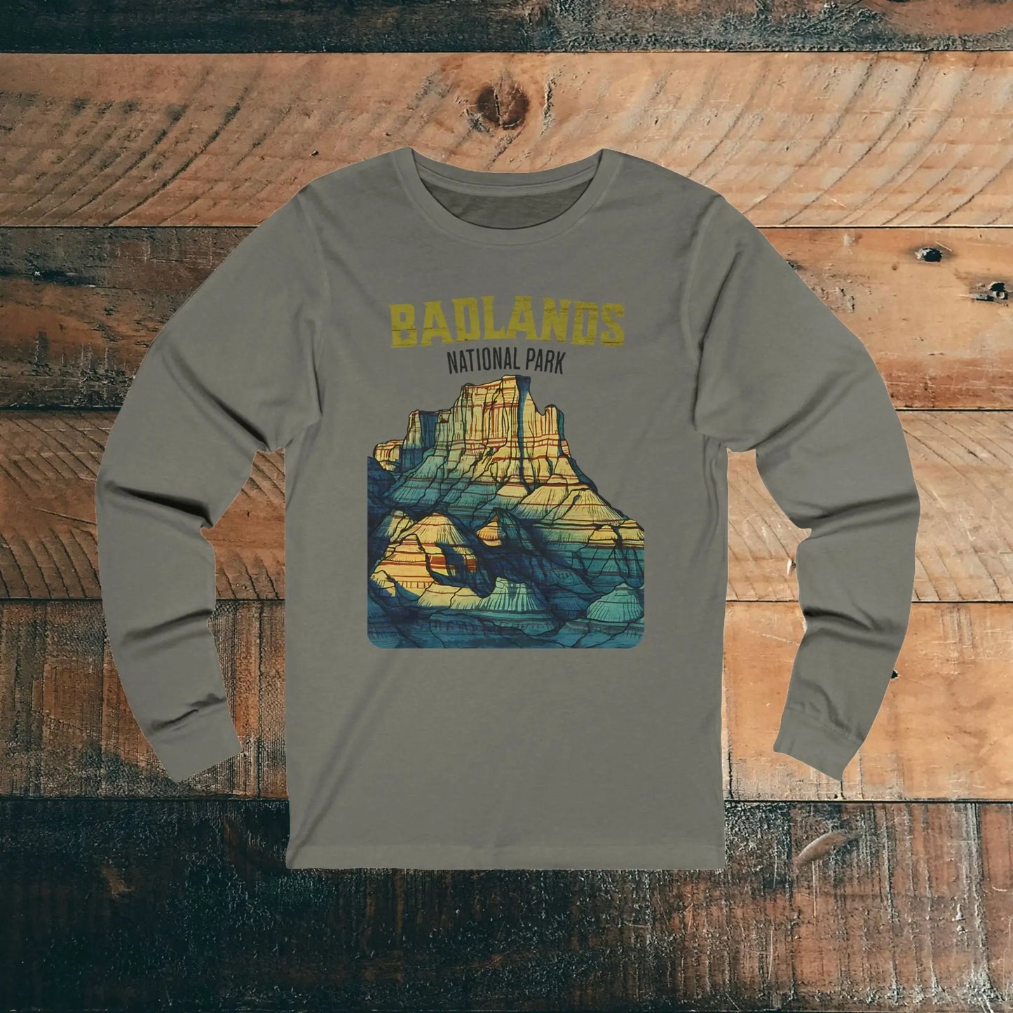 Badlands National Park Unisex Fit Long Sleeve T-shirt - Park Service Apparel