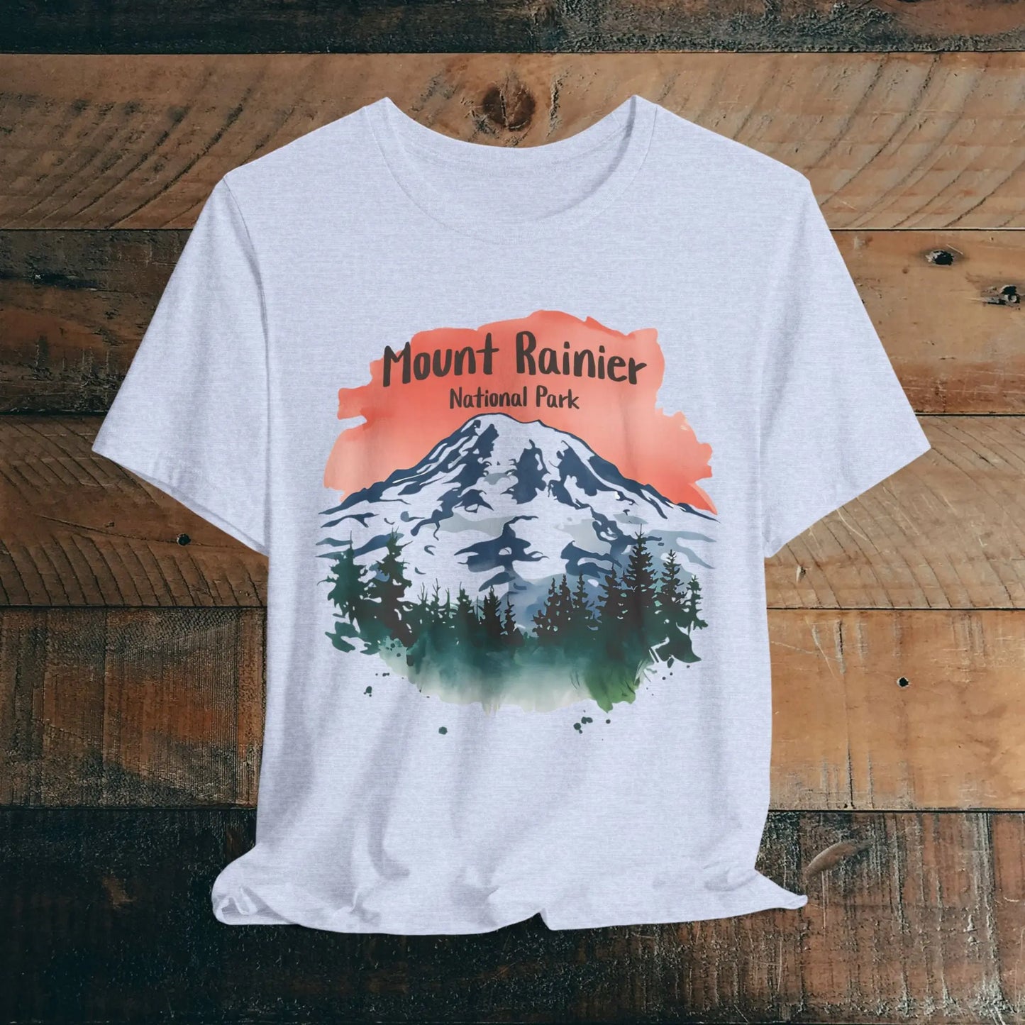Mount Rainier National Park Unisex Fit Soft T-Shirt - Park Service Apparel