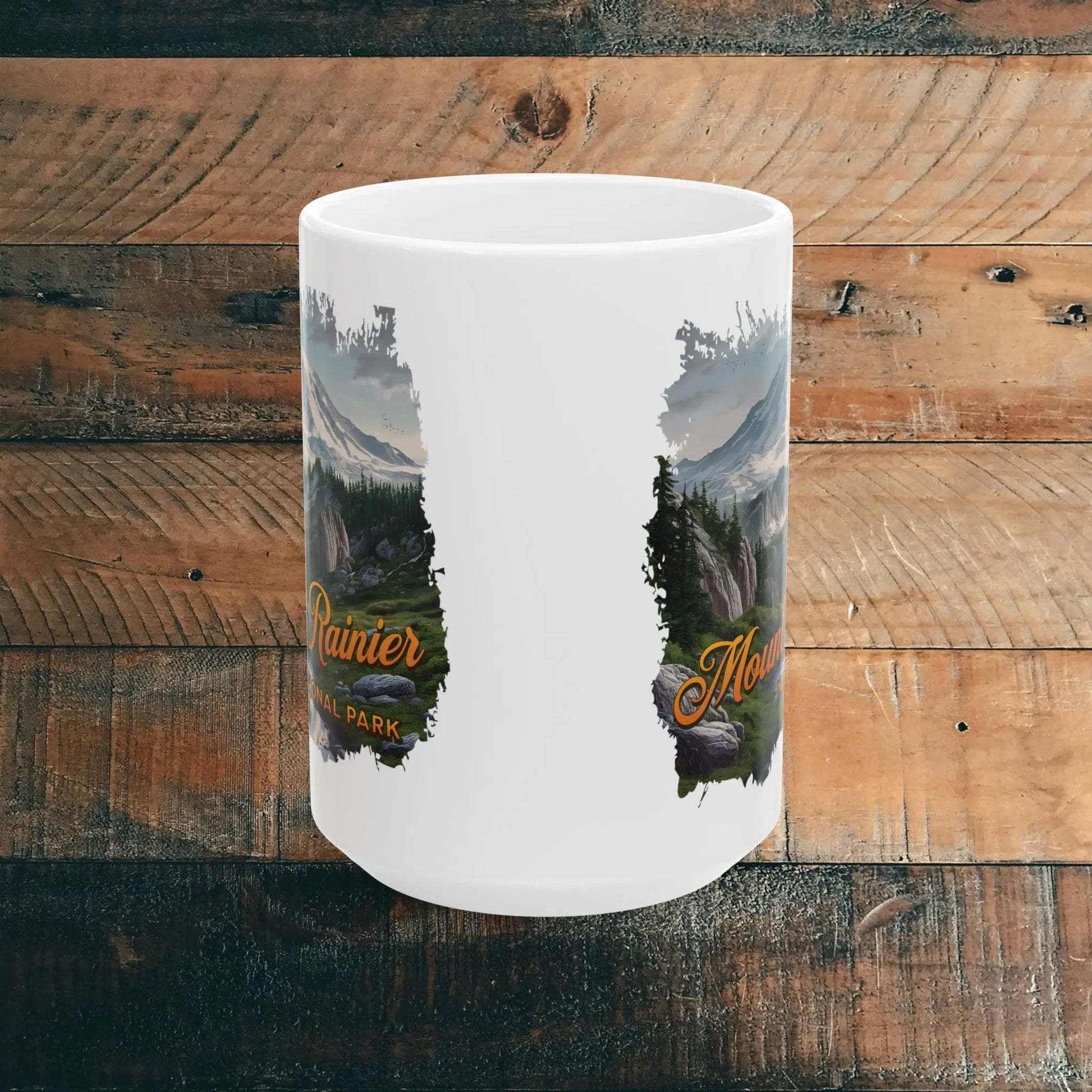 Mount Rainier National Park Scenic Ceramic Mug, (11oz, 15oz) - Park Service Apparel