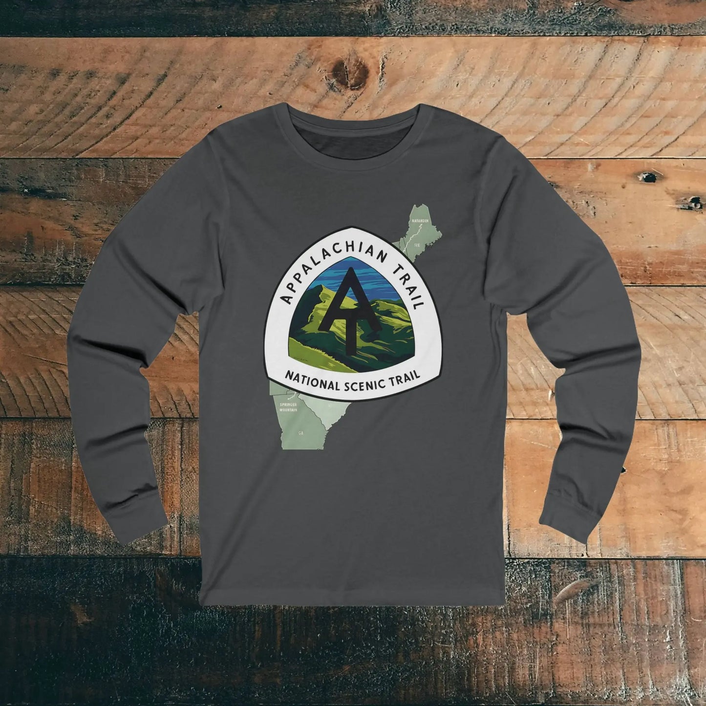 Appalachian National Scenic Trail Unisex Fit Long Sleeve T-shirt AT - Park Service Apparel