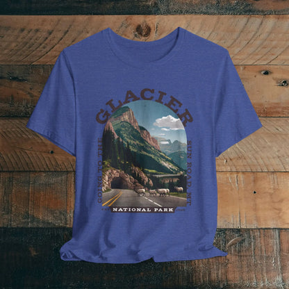 Glacier National Park Unisex Fit T-Shirt Going To The Sun Road Montana - Park Service Apparel
