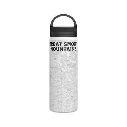 Great Smoky Mountains National Park Stainless Steel Water Bottle Handle Lid (3 Sizes, 3 Lid Options) Appalachian Trail Clingmans Dome - Park Service Apparel