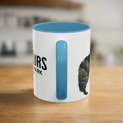 Voyageurs National Park Accent Coffee Mug 11oz 15oz Minnesota Wolf Blue Black Pink Red Outdoor Inspired Printify