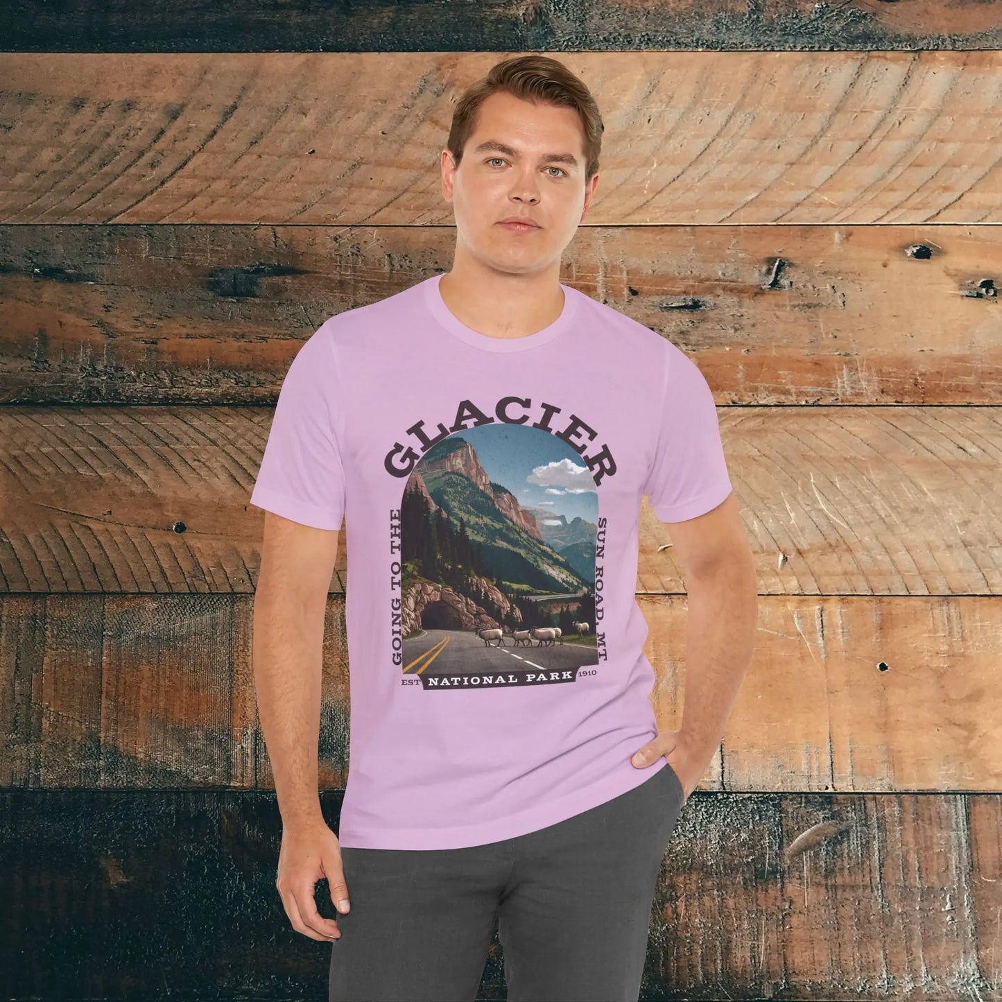 Glacier National Park Unisex Fit T-Shirt Going To The Sun Road Montana - Park Service Apparel