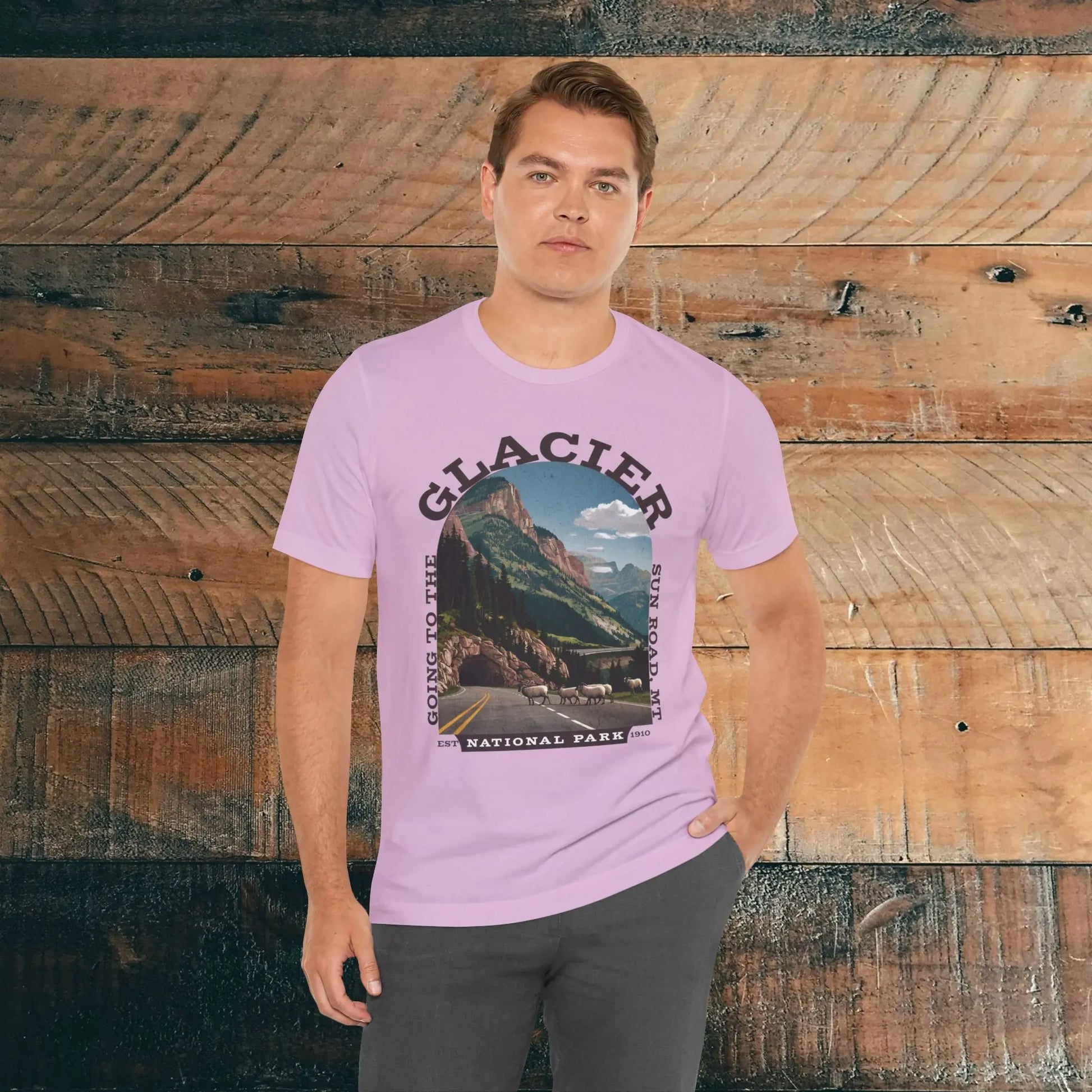 Glacier National Park Unisex Fit T-Shirt Going To The Sun Road Montana - Park Service Apparel