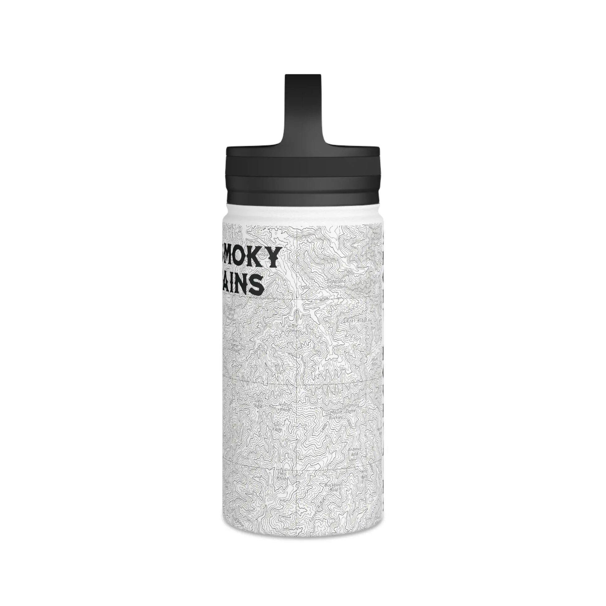 Great Smoky Mountains National Park Stainless Steel Water Bottle Handle Lid (3 Sizes, 3 Lid Options) Appalachian Trail Clingmans Dome - Park Service Apparel