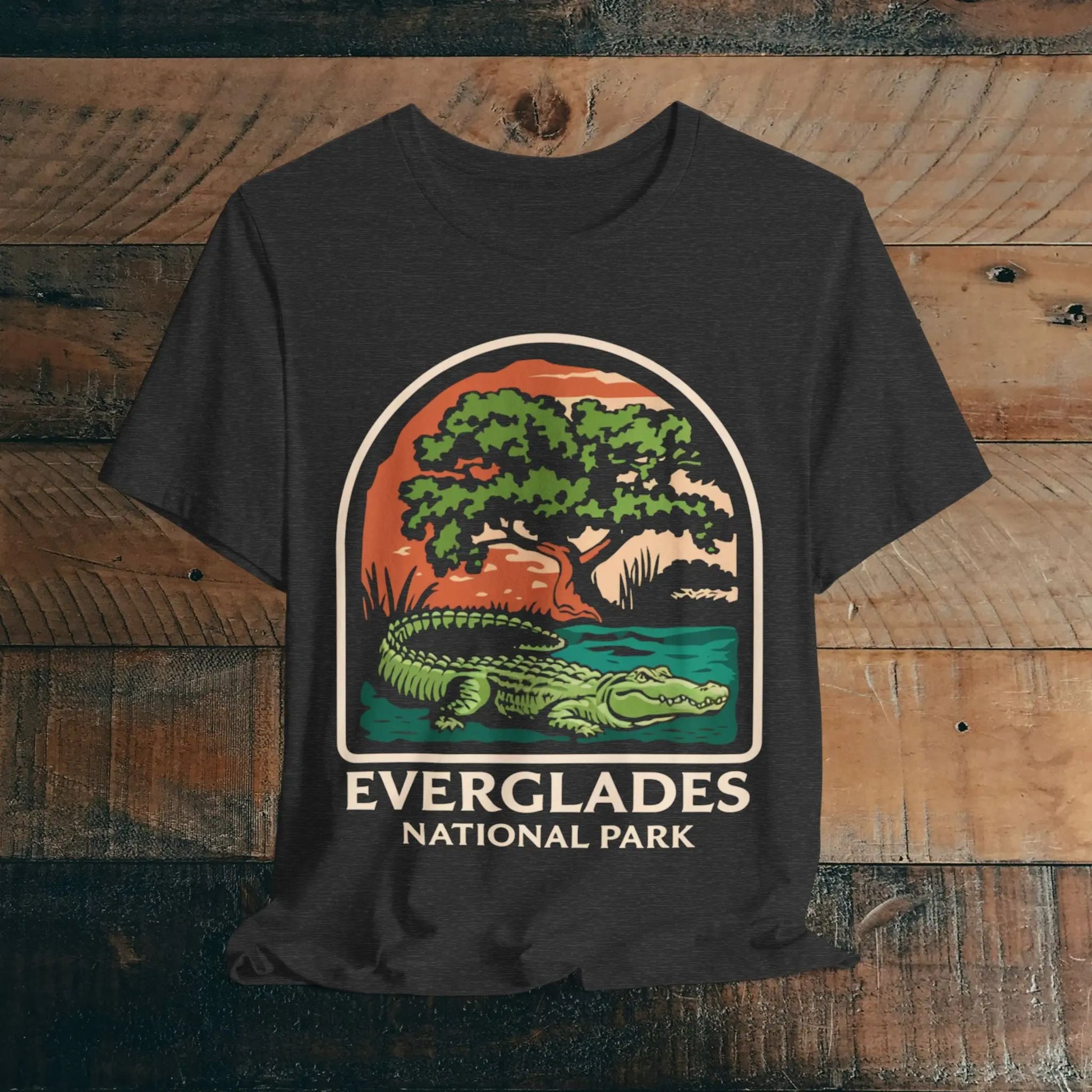 Everglades National Park Unisex Fit T-Shirt Alligator Tee - Park Service Apparel