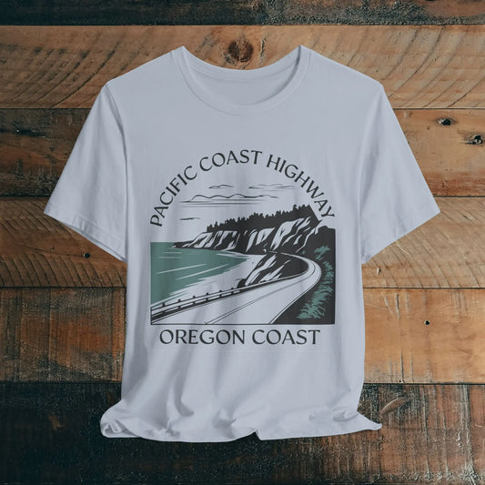 Oregon Pacific Coast Highway Unisex Fit Soft T-shirt PCH - Park Service Apparel