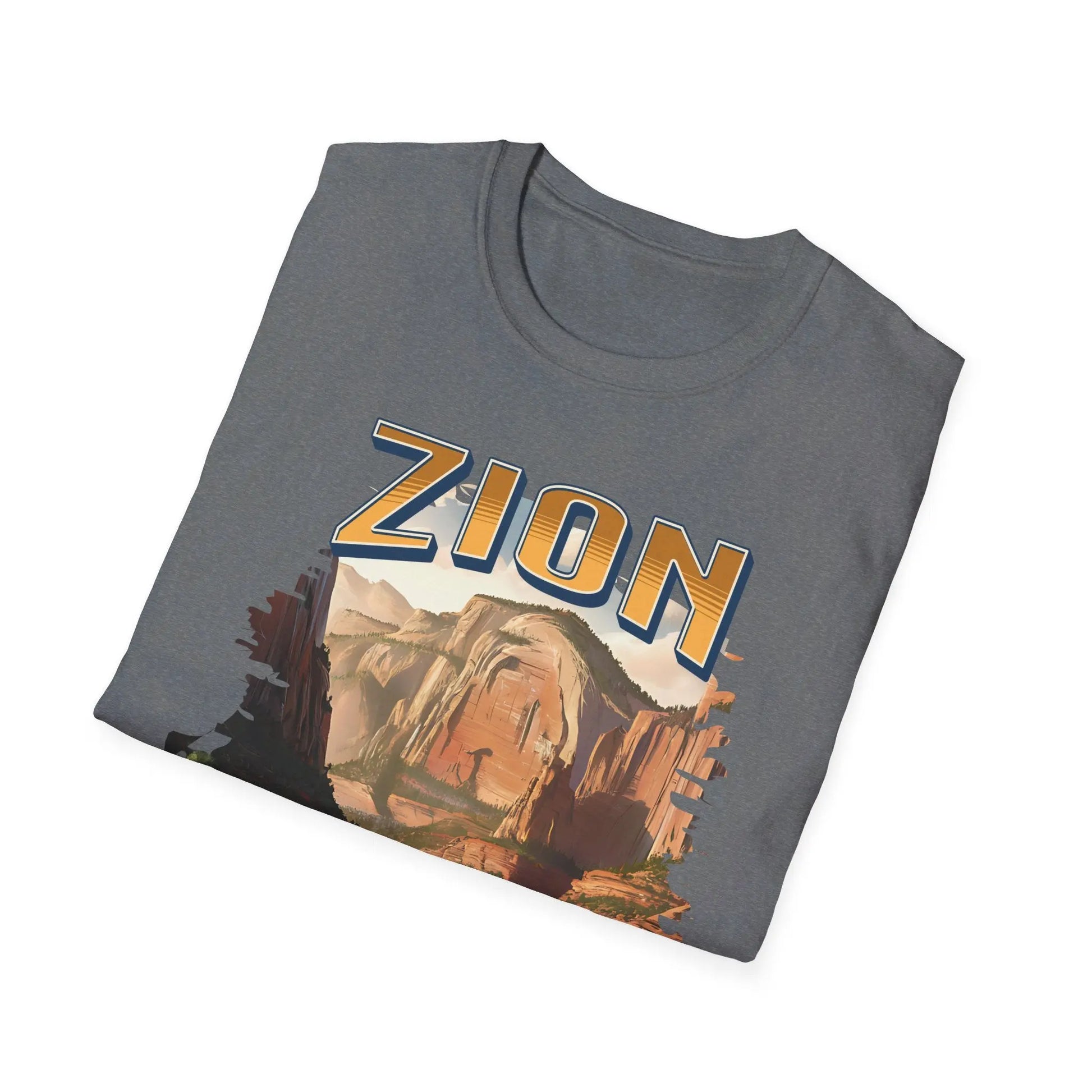 Zion National Park Unisex Fit Scenic T-Shirt Cotton Printify