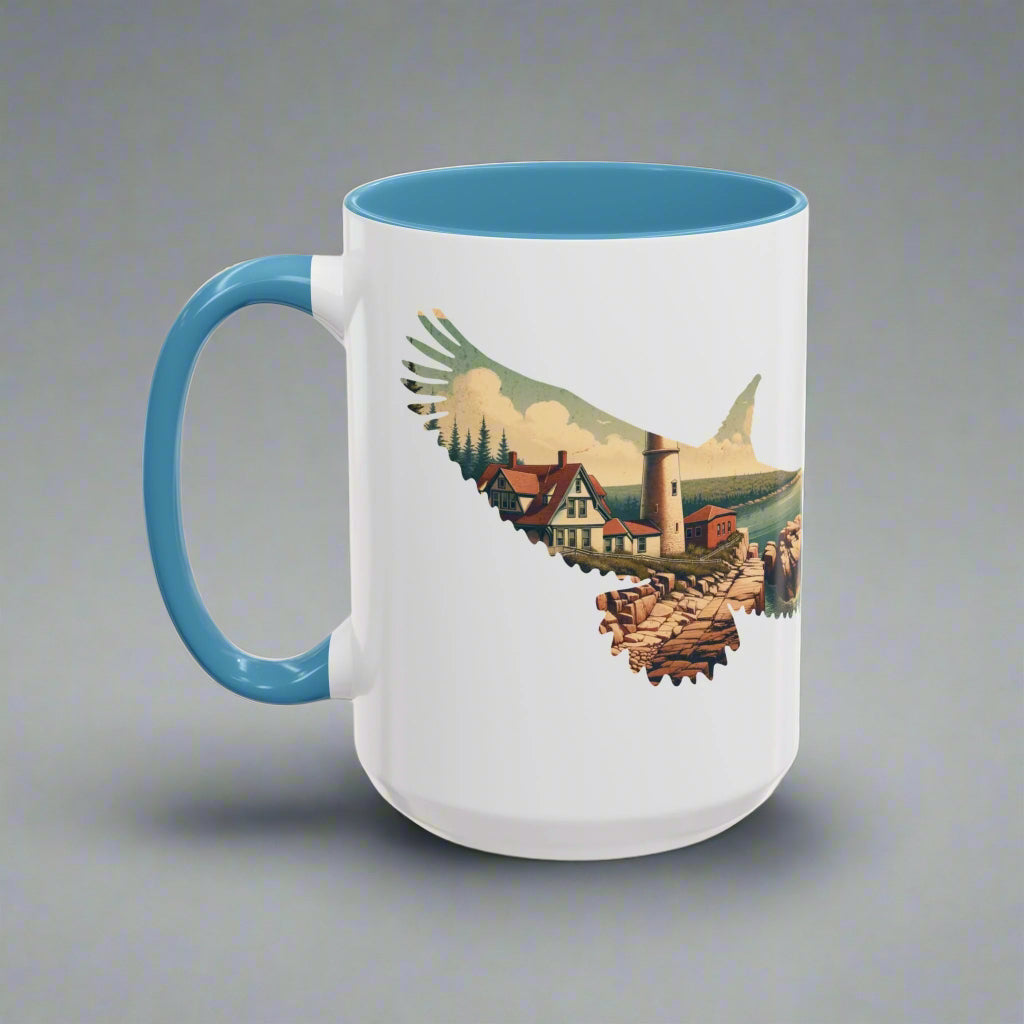 Acadia National Park Colored Coffee Mug 11oz 15oz Maine Cup Printify