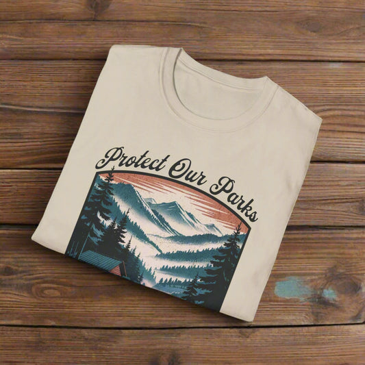 Protect Our Parks Great Smoky Mountains National Park Unisex Fit Soft T-Shirt Printify