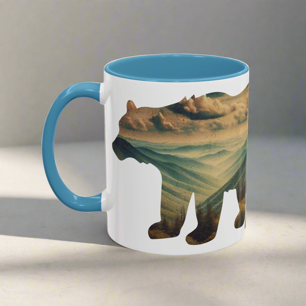 Shenandoah National Park Colored Coffee Mug 11oz 15oz Virginia Bear Cup Printify