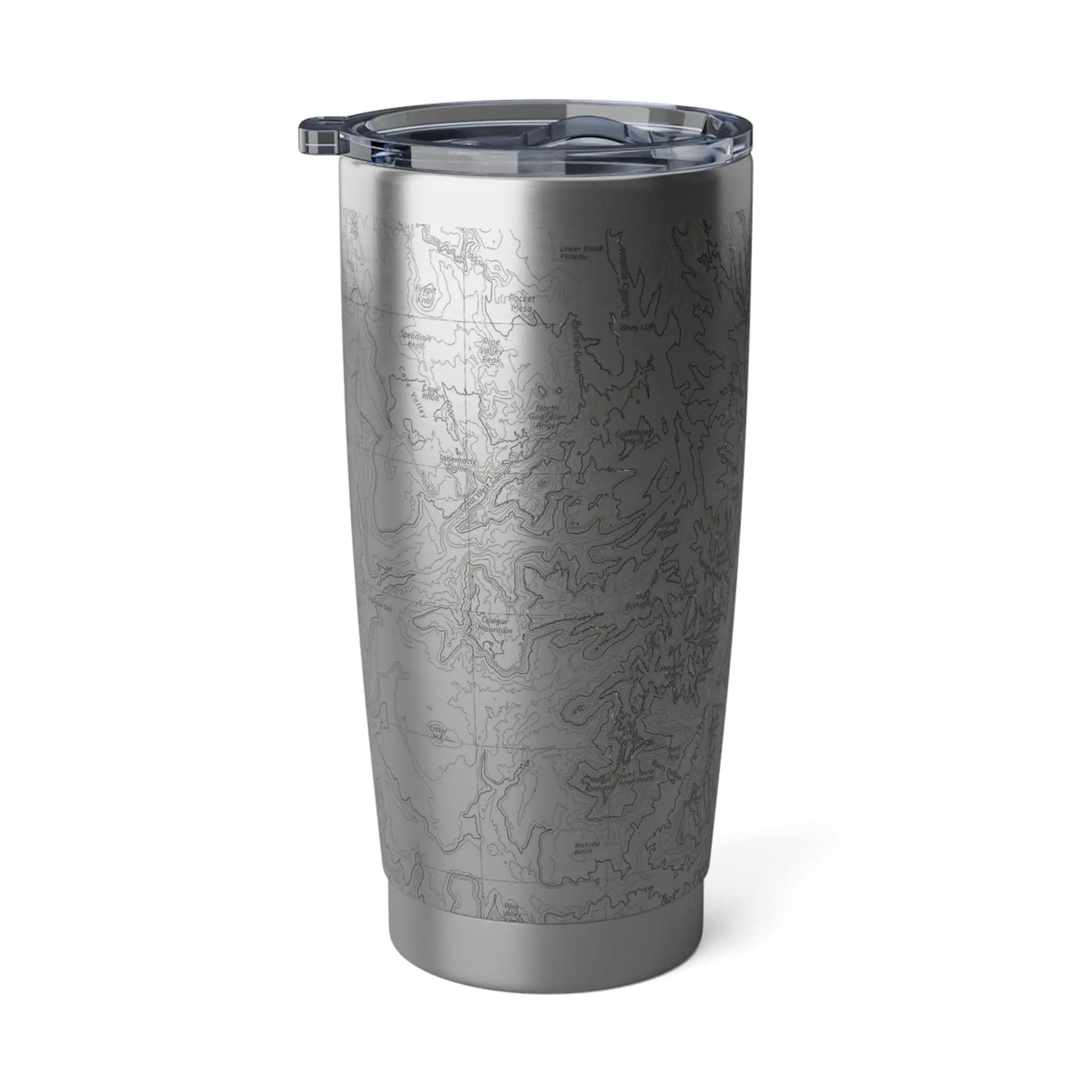 Zion National Park Topographic Tumbler 20oz  Spill Resistant Lid - Park Service Apparel
