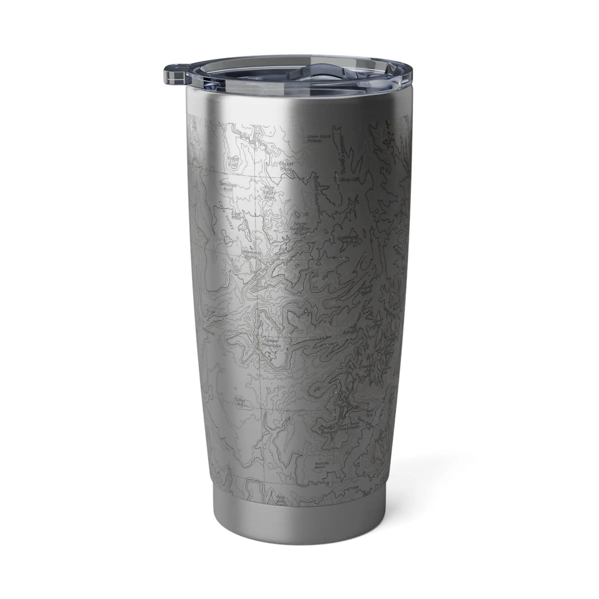Zion National Park Topographic Tumbler 20oz  Spill Resistant Lid - Park Service Apparel