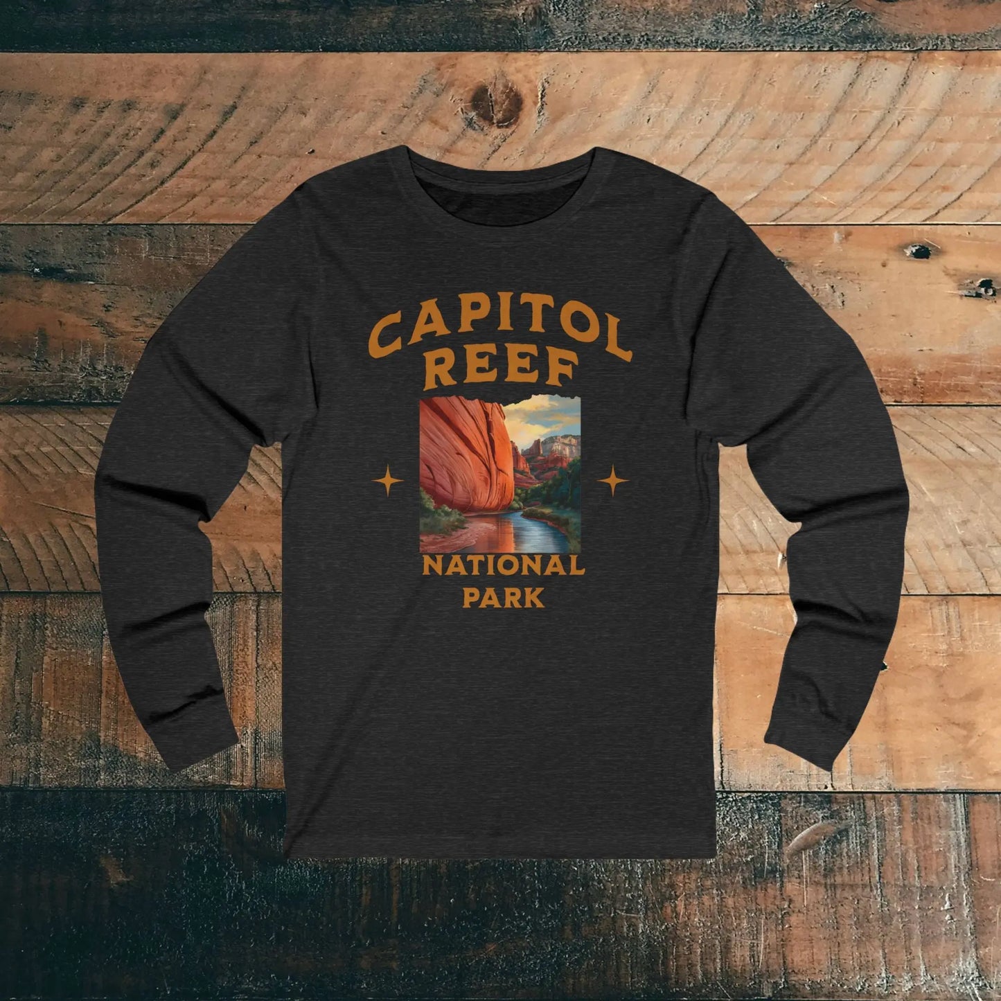 Capitol Reef National Park Unisex Fit Long Sleeve T-shirt Utah - Park Service Apparel