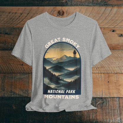 Great Smoky Mountain National Park Unisex T-Shirt 100% Soft Cotton - Park Service Apparel