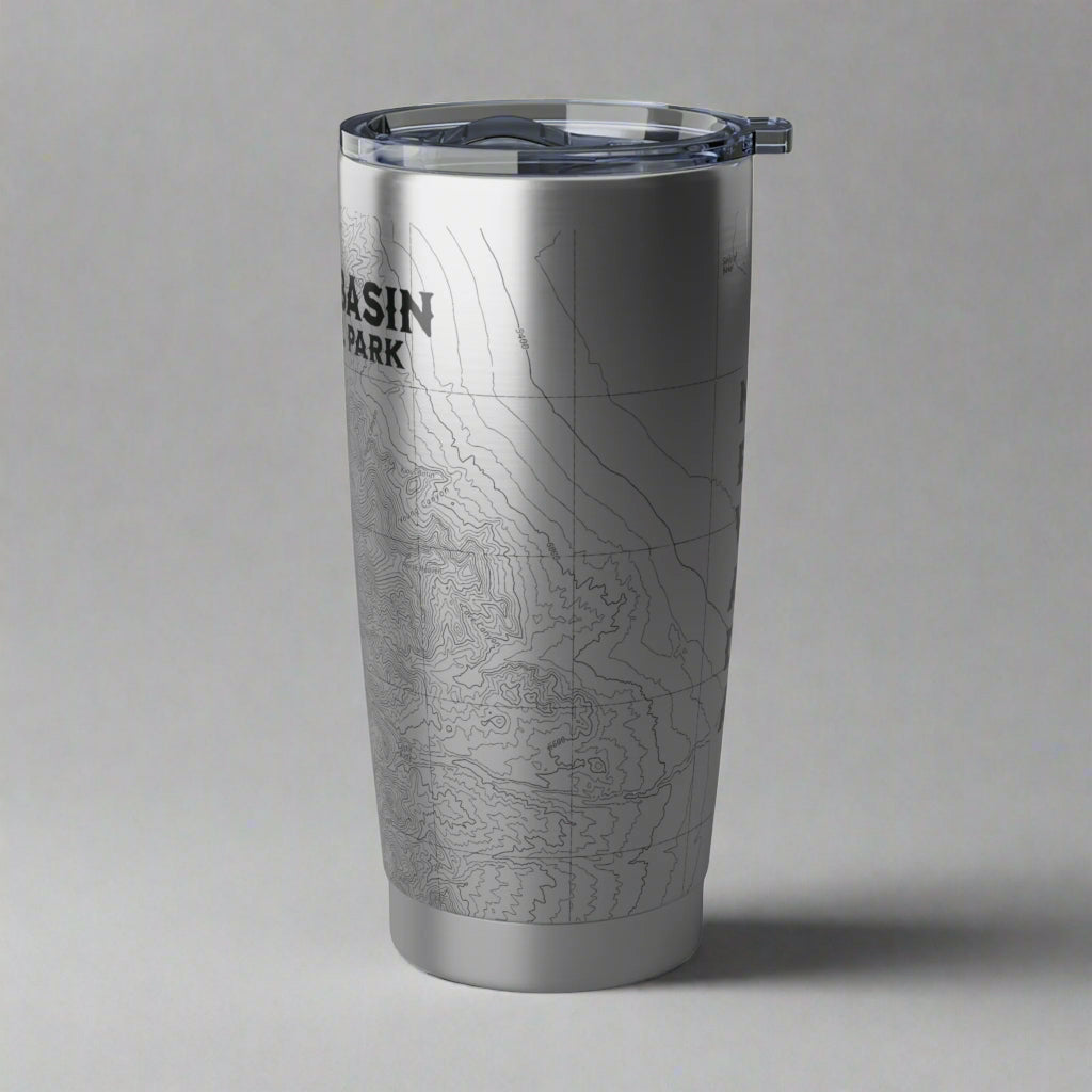 Great Basin National Park Topographic Insulated Tumbler 20oz Printify