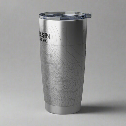 Great Basin National Park Topographic Insulated Tumbler 20oz Printify