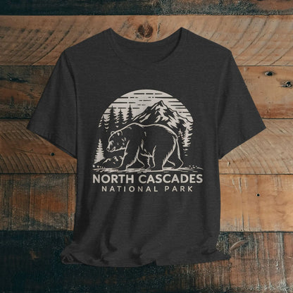 North Cascades National Park Unisex Fit Soft T-shirt Nature Tee - Park Service Apparel