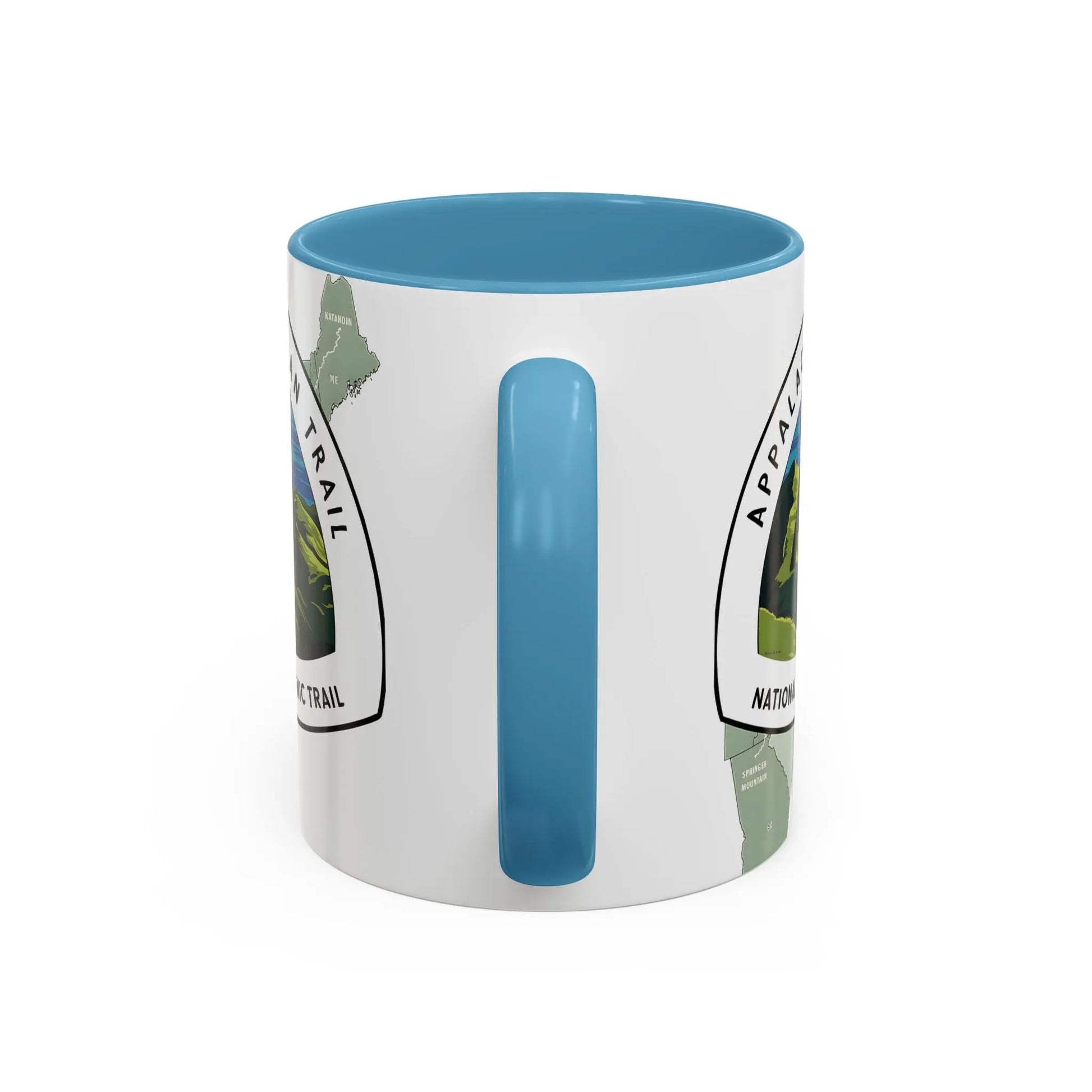Appalachian National Scenic Trail Accent Coffee Mug 11oz 15oz Blue Black Pink Red - Park Service Apparel