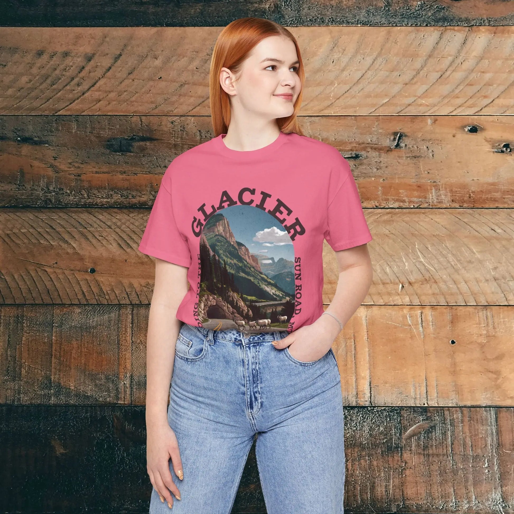 Glacier National Park Unisex Fit T-Shirt Going To The Sun Road Montana - Park Service Apparel