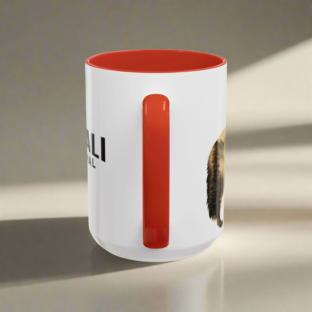 Denali National Park Wolf Colored Coffee Mug 11oz 15oz Printify