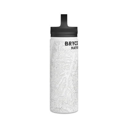 Bryce Canyon National Park Topographic Stainless Steel Water Bottle Handle Lid - Park Service Apparel
