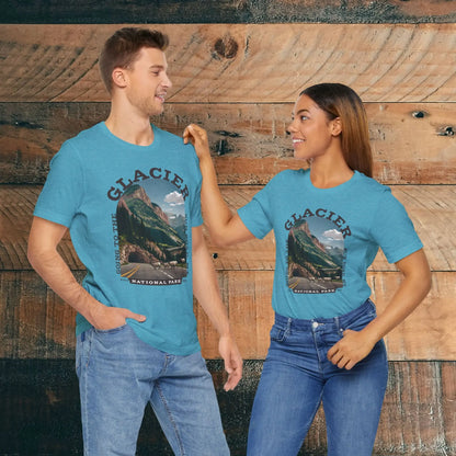 Glacier National Park Unisex Fit T-Shirt Going To The Sun Road Montana - Park Service Apparel