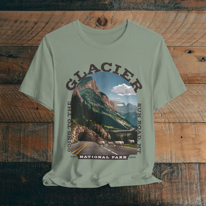 Glacier National Park Unisex Fit T-Shirt Going To The Sun Road Montana - Park Service Apparel