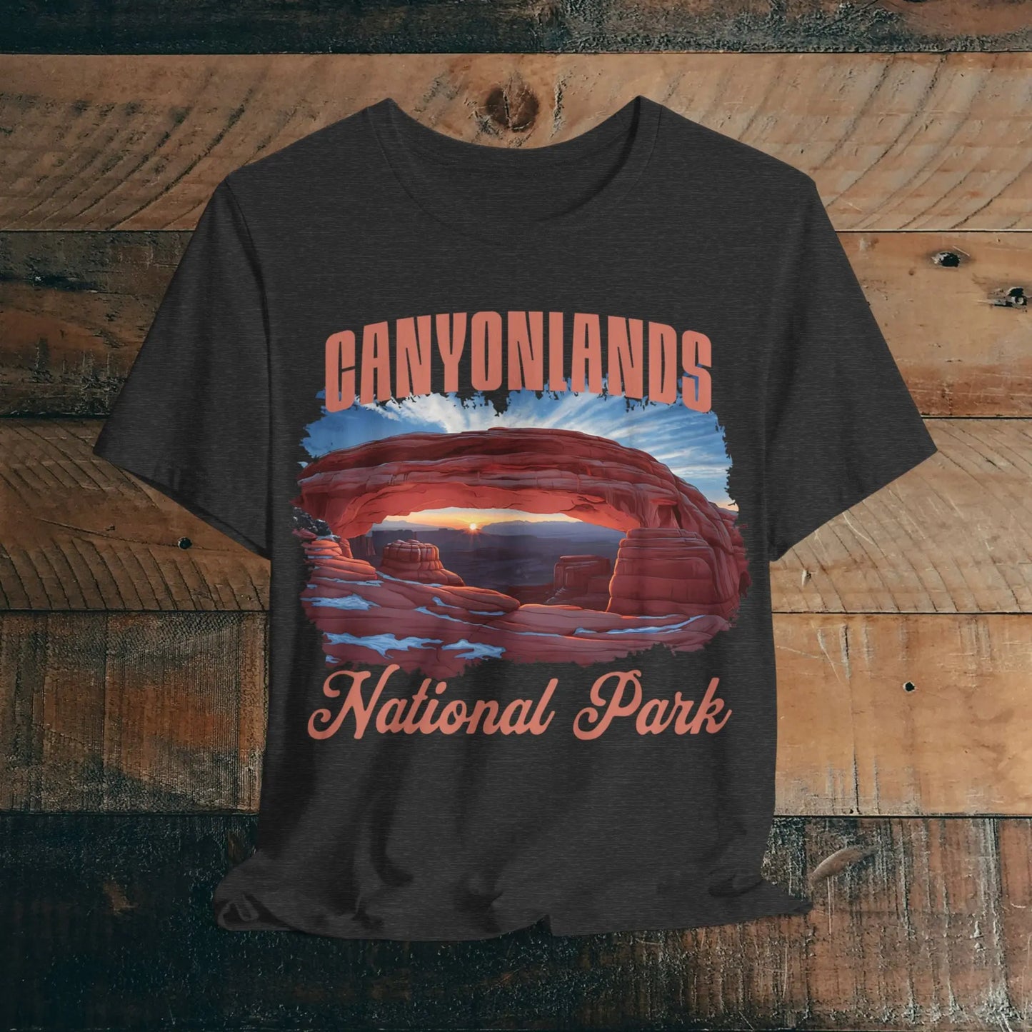 Canyonlands National Park Unisex Fit Short Sleeve Tee Soft Utah T-shirt - Park Service Apparel