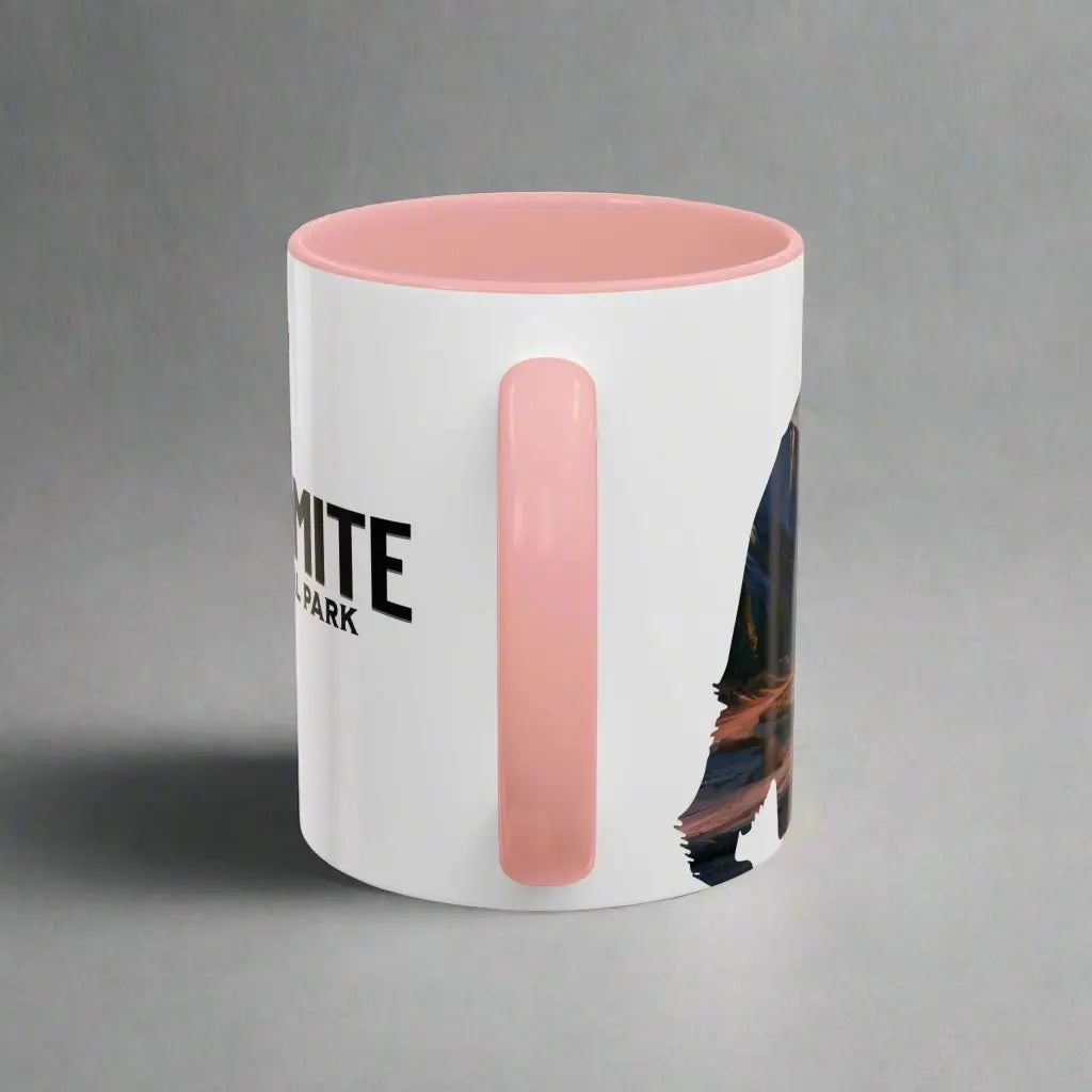 Yosemite National Park Valley Bear Accent Coffee Mug 11oz 15oz Blue Black Pink Red - Park Service Apparel