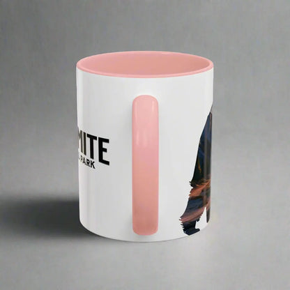 Yosemite National Park Valley Bear Accent Coffee Mug 11oz 15oz Blue Black Pink Red - Park Service Apparel