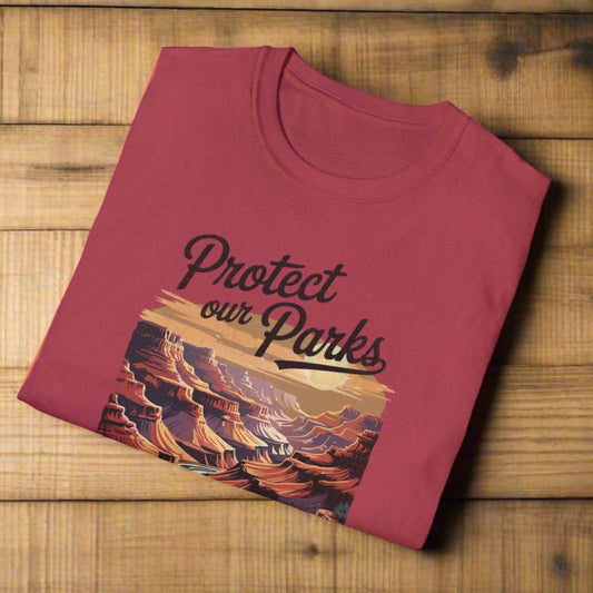 Protect Our Parks Grand Canyon National Park Unisex Fit Soft T-Shirt Printify