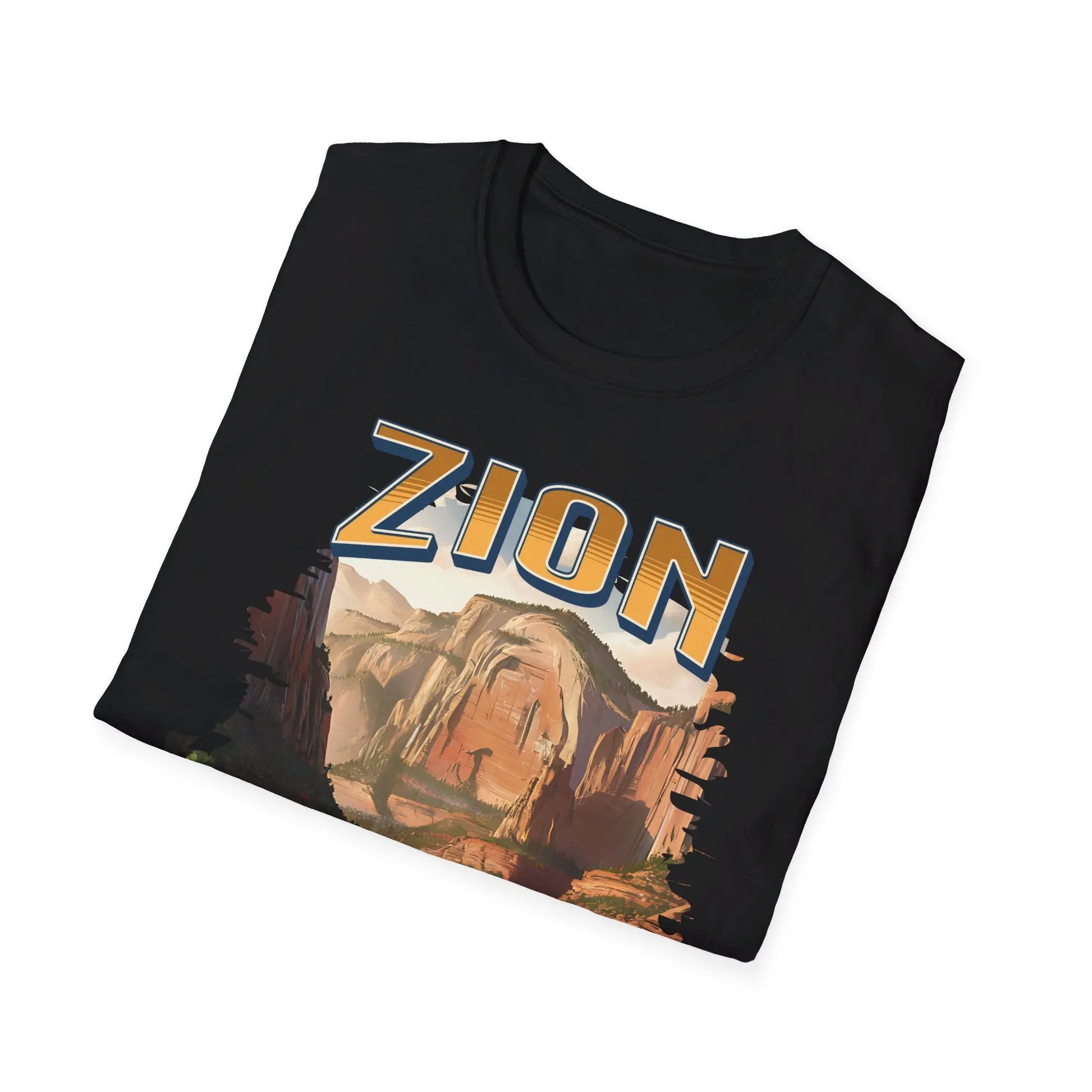 Zion National Park Unisex Fit Scenic T-Shirt Cotton Printify