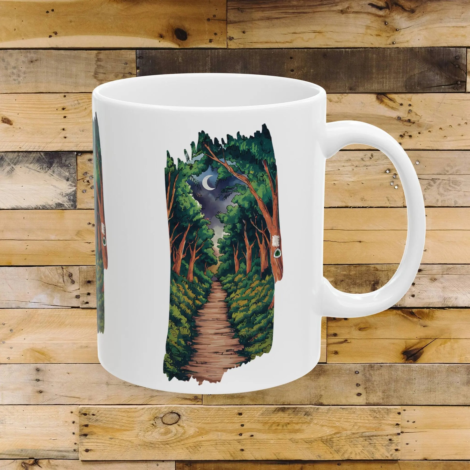 Appalachian Trail White Blaze Ceramic Mug (11oz, 15oz) - Park Service Apparel