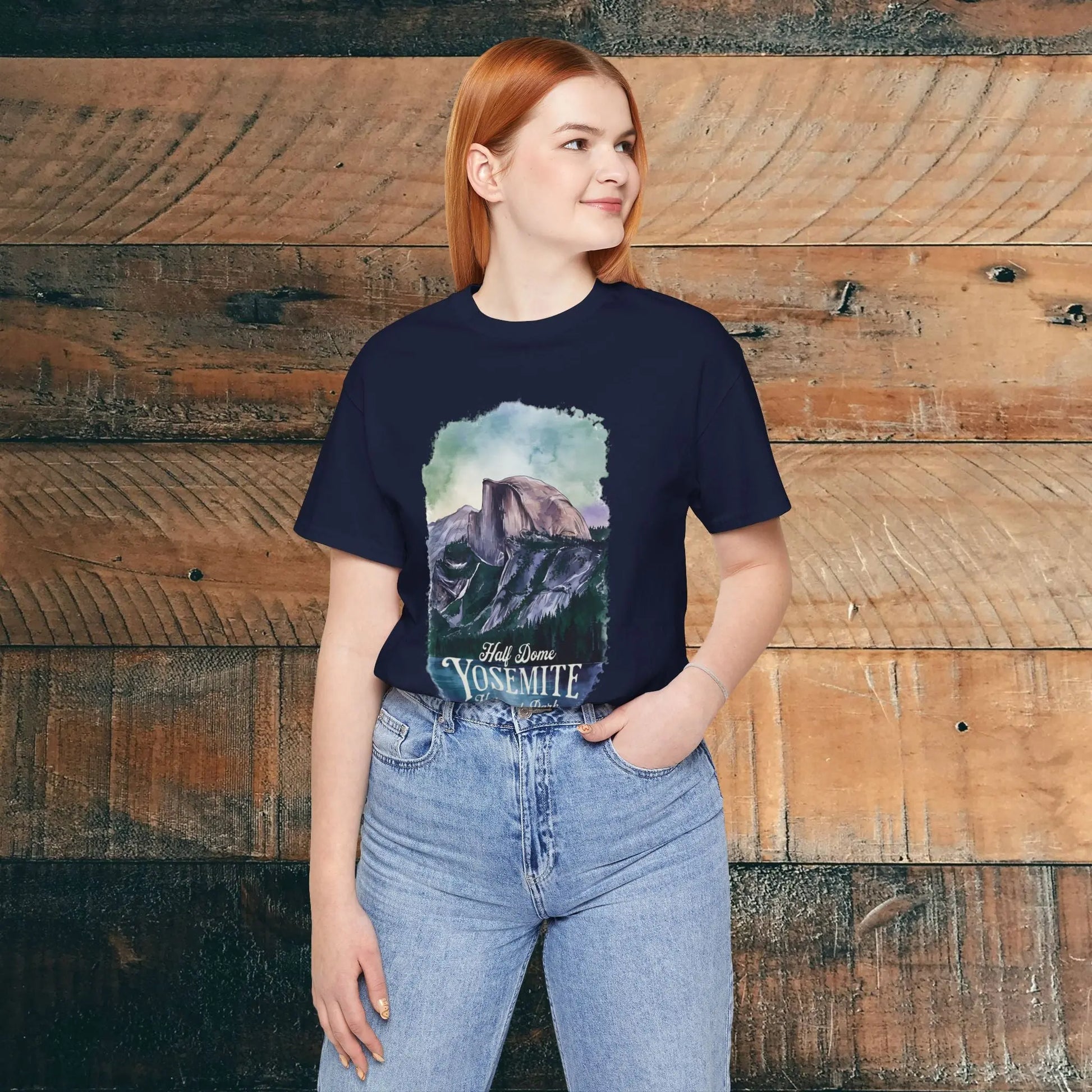 Half Dome Yosemite National Park Unisex Fit Soft T-shirt Nature Tee - Park Service Apparel
