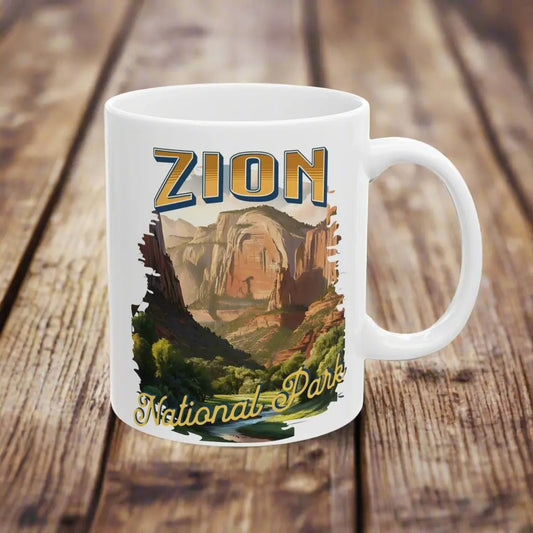 Zion National Park Scenic Ceramic Mug (11oz,15oz) - Park Service Apparel