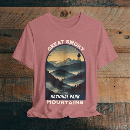 Great Smoky Mountain National Park Unisex T-Shirt 100% Soft Cotton - Park Service Apparel