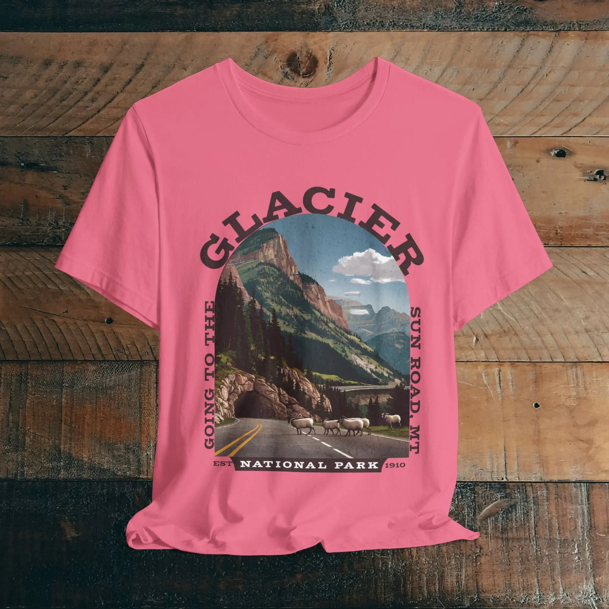 Glacier National Park Unisex Fit T-Shirt Going To The Sun Road Montana - Park Service Apparel