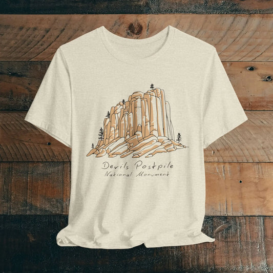 Devils Postpile National Monument Unisex Fit Soft T-shirt Mammoth Lakes California - Park Service Apparel